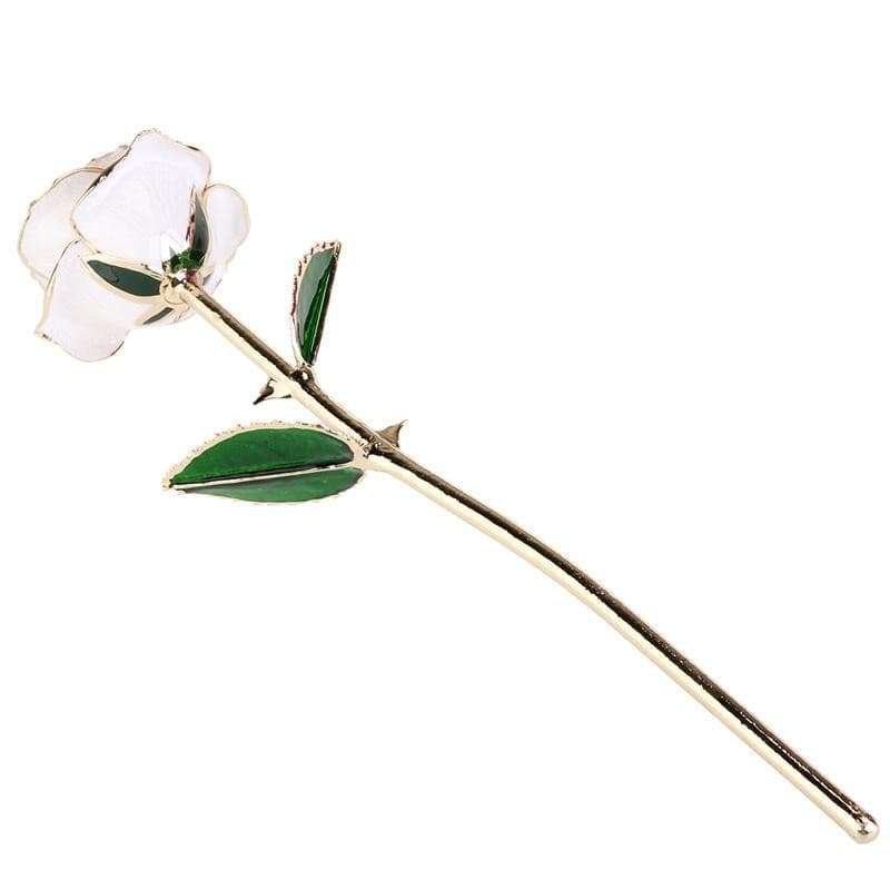 Blooming Lacquered 24K Gold Roses Plated Real Rose Artificial flora gifting by julia m