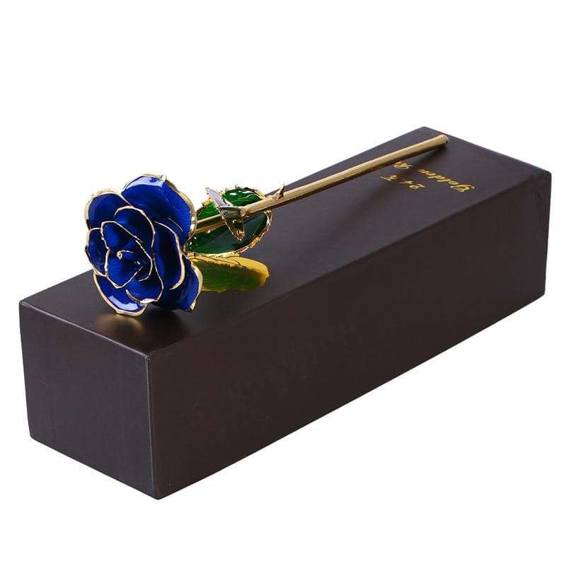 Blooming Lacquered 24K Gold Roses Plated Real Rose Artificial flora gifting by julia m