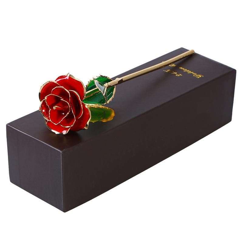 Blooming Lacquered 24K Gold Roses Plated Real Rose Artificial flora gifting by julia m