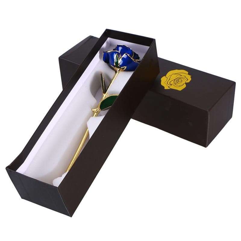 Blooming Lacquered 24K Gold Roses Plated Real Rose Artificial flora gifting by julia m
