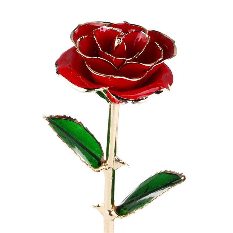 Blooming Lacquered 24K Gold Roses Plated Real Rose Artificial flora gifting by julia m