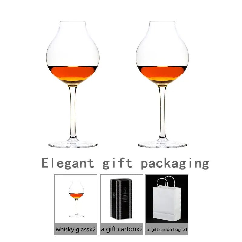 Chamvin Professional Crystal Whisky Tasting Glass 🥃 Chamvin Professional Crystal Whisky Tasting Glass Gifting By Julia M 2 pcs