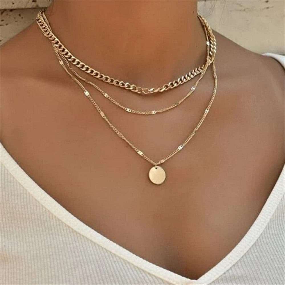 Charm Fashion Lock Pendant Necklace Necklaces gifting by julia m ENS5161034