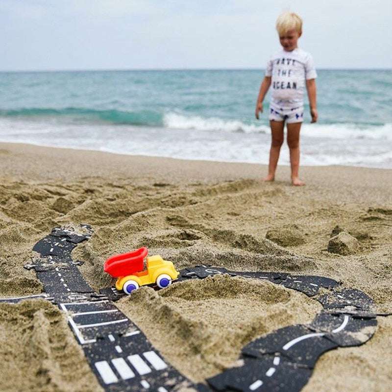 Children DIY Traffic Road Building Motorway diy traffic baby toys gifting by julia m