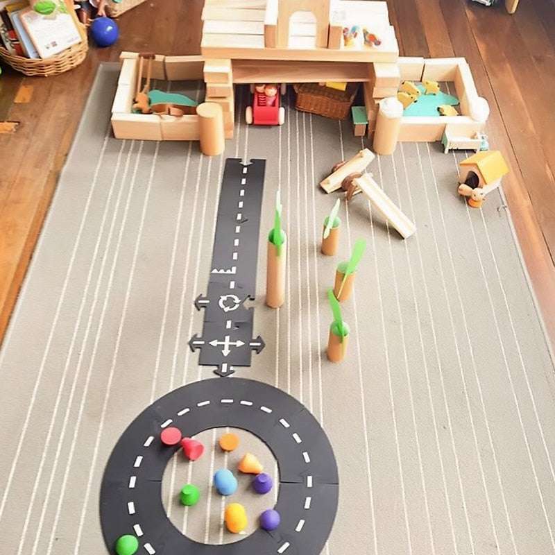 Children DIY Traffic Road Building Motorway diy traffic baby toys gifting by julia m