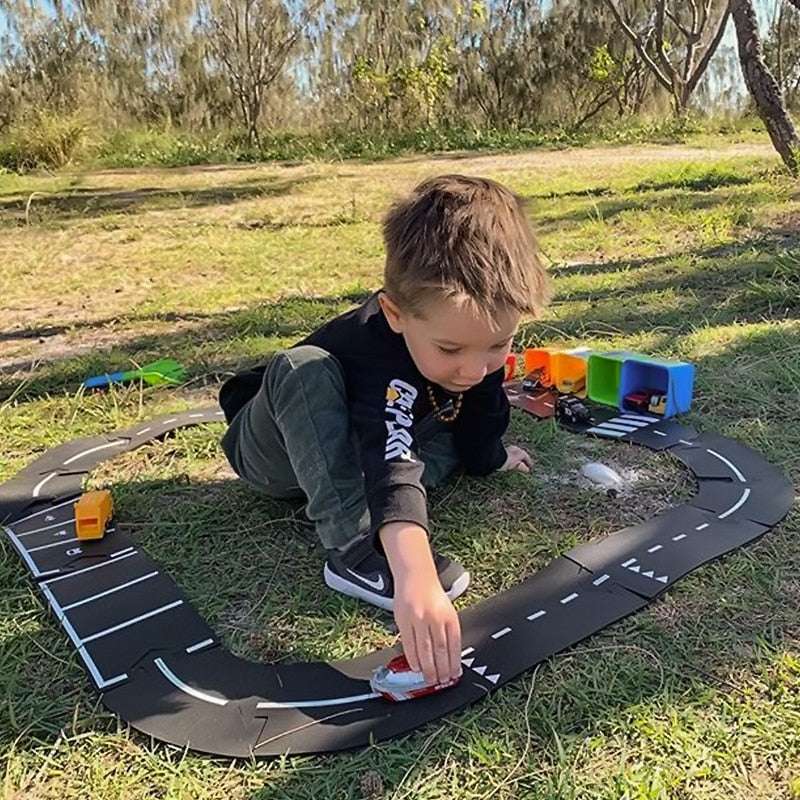Children DIY Traffic Road Building Motorway diy traffic baby toys gifting by julia m