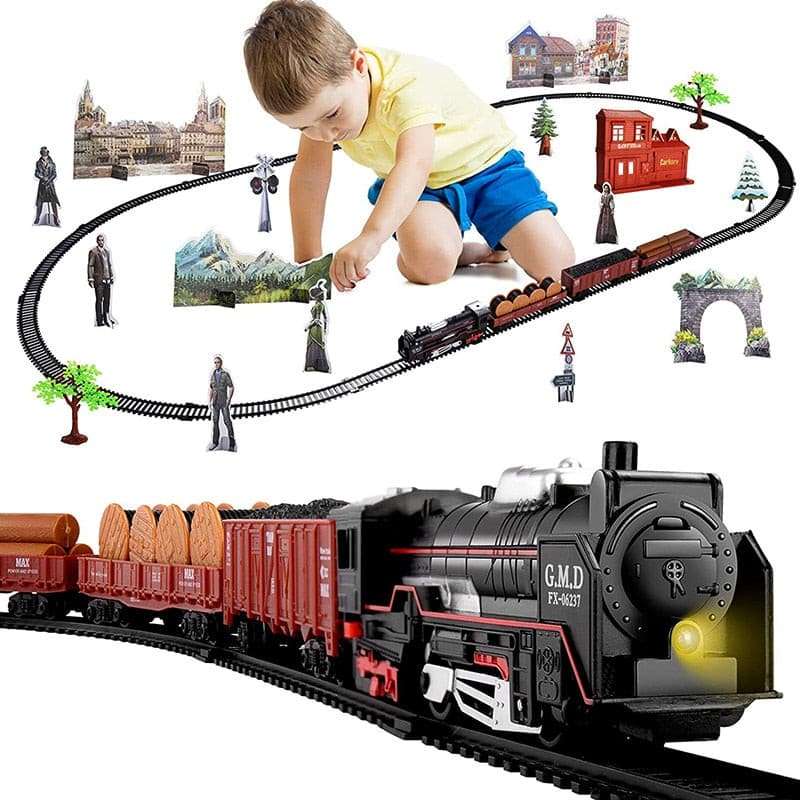 Classic Steam Train Set electric toys gifting by julia m 19036B