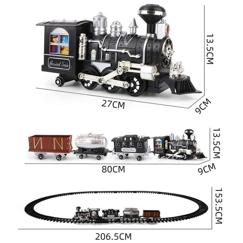 Classic Steam Train Set electric toys gifting by julia m