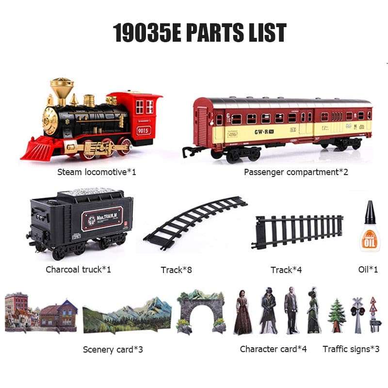 Classic Steam Train Set electric toys gifting by julia m
