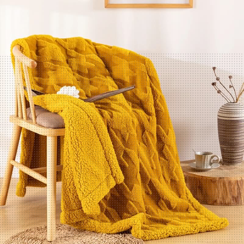Cozy Plaid Winter Throw Blanket Gifting By Julia M