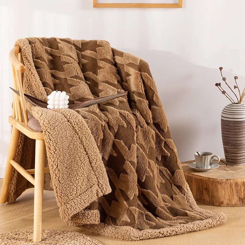 Cozy Plaid Winter Throw Blanket Gifting By Julia M