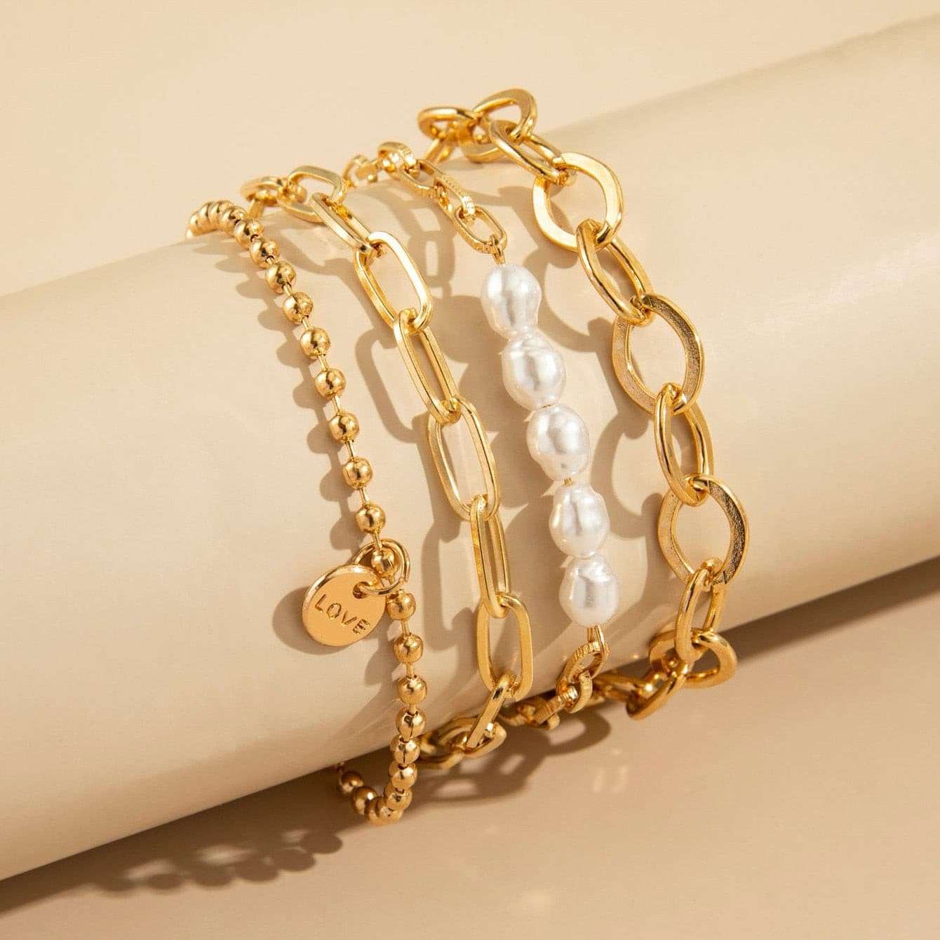 Cuban Chain Bracelets Set Bracelets gifting by julia m