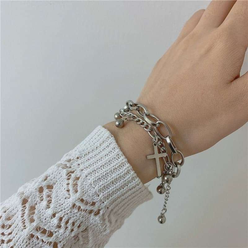 Cuban Chain Bracelets Set Bracelets gifting by julia m S17
