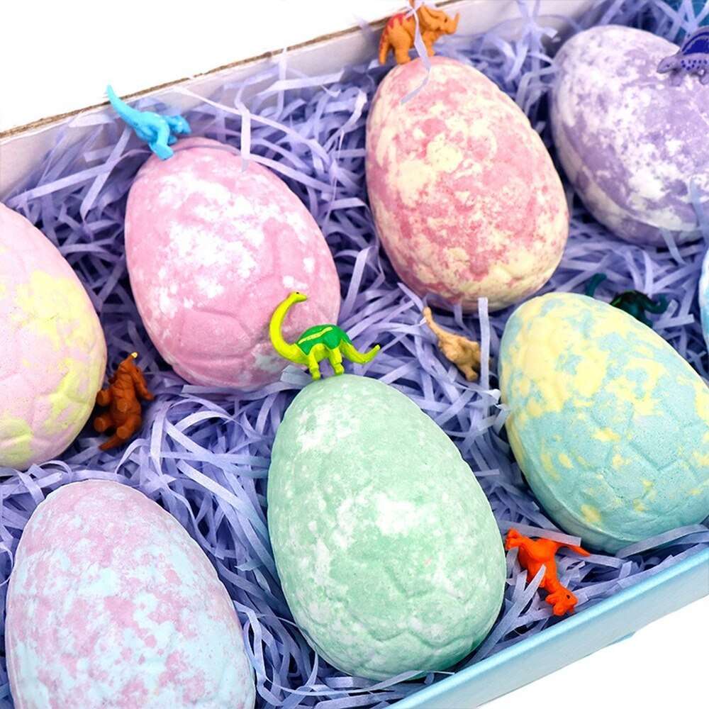 Dinosaur Egg Bath Ball - Rejuvenate and Moisturize. Dinosaur Egg Bath Salt Doll Essential Oil Aromatherapy Bath Salt Children's Toy Bath Ball Bath Salt Bomb Gifting By Julia M