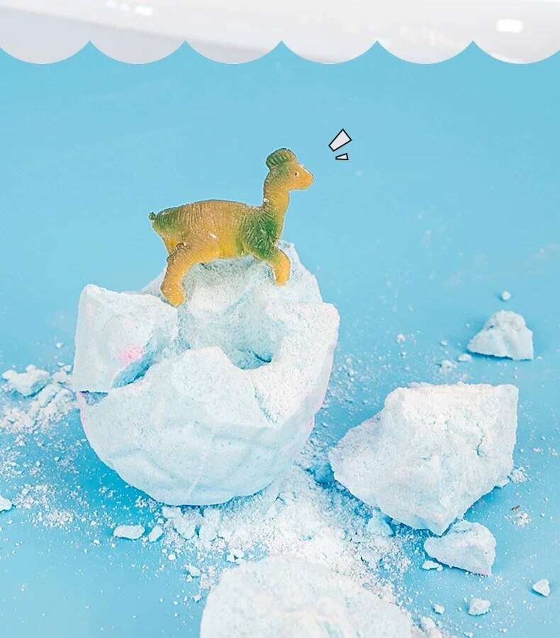Dinosaur Egg Bath Ball - Rejuvenate and Moisturize. Dinosaur Egg Bath Salt Doll Essential Oil Aromatherapy Bath Salt Children's Toy Bath Ball Bath Salt Bomb Gifting By Julia M