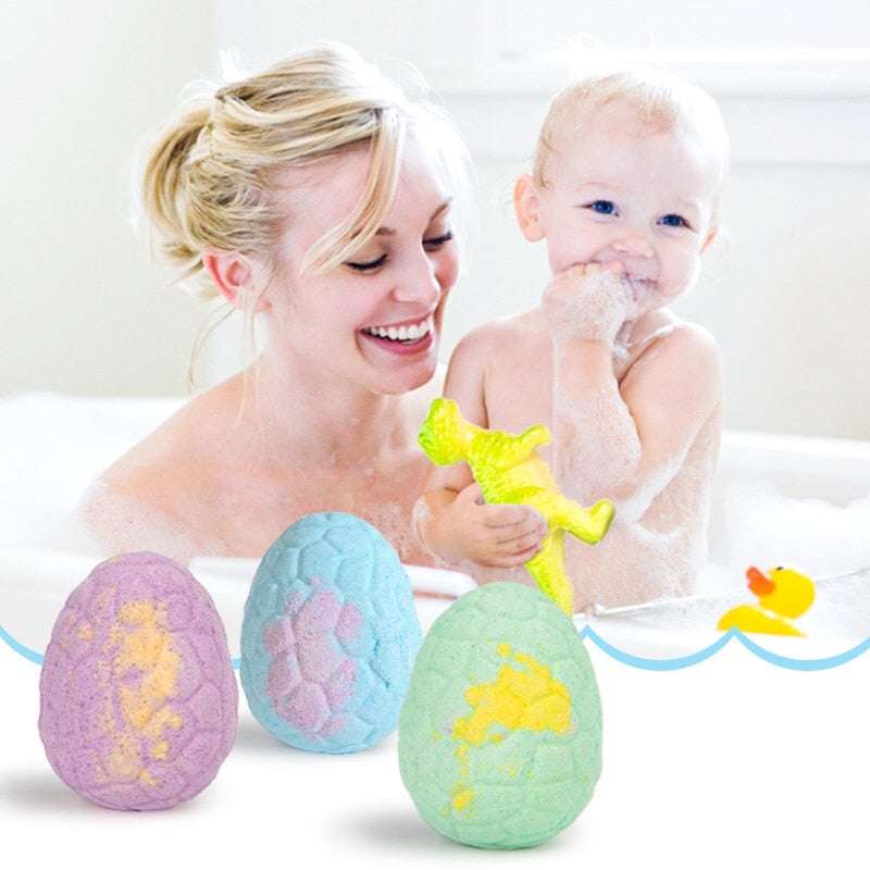 Dinosaur Egg Bath Ball - Rejuvenate and Moisturize. Dinosaur Egg Bath Salt Doll Essential Oil Aromatherapy Bath Salt Children's Toy Bath Ball Bath Salt Bomb Gifting By Julia M