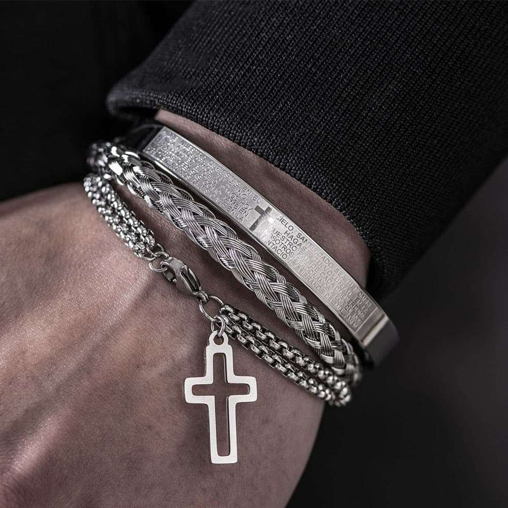 Divine Cross Charm Bracelet Divine Cross Charm Bracelet for men gifting by julia m