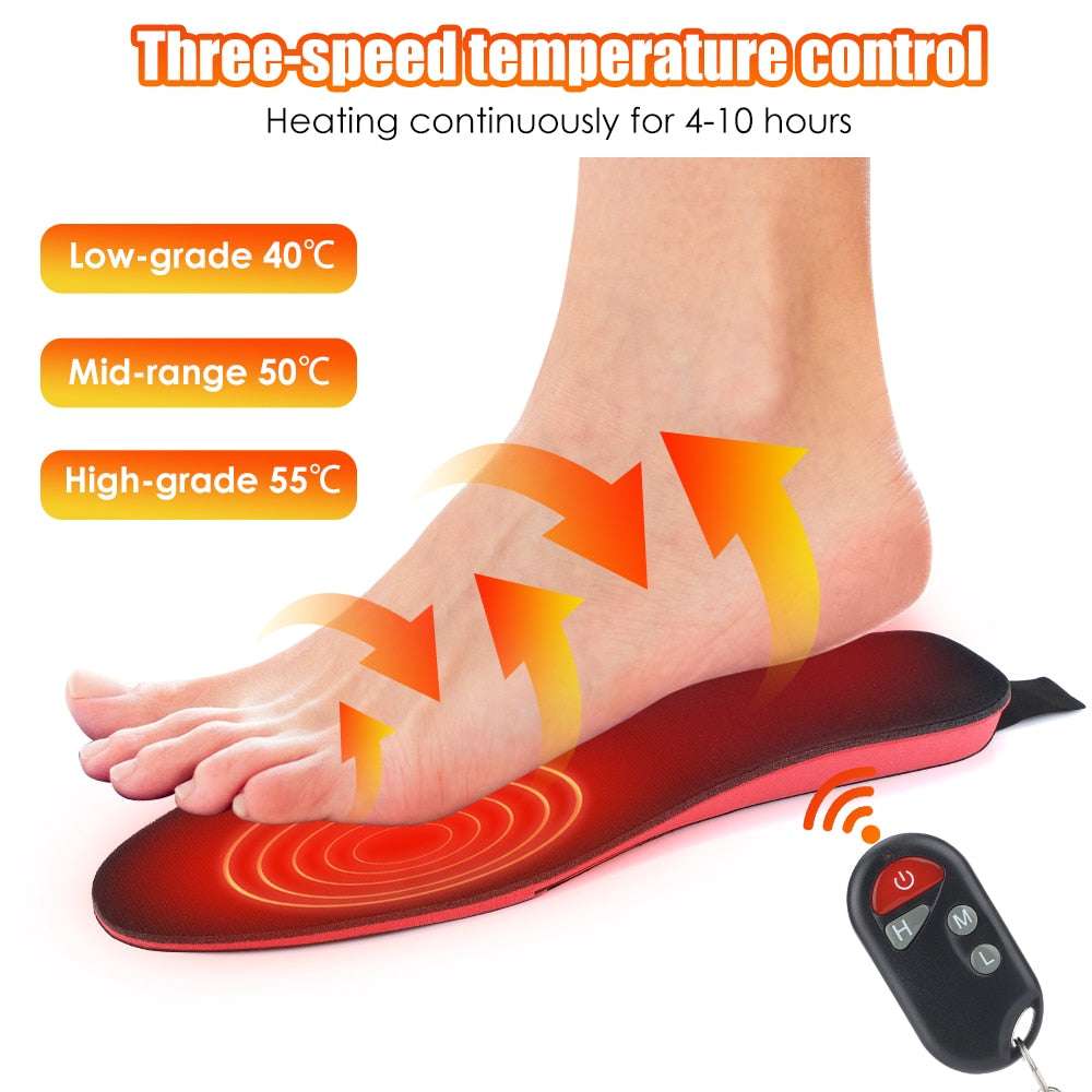 Electric Heating Insole Rechargeable Remote Control Electric Heating Insole gifting by julia m