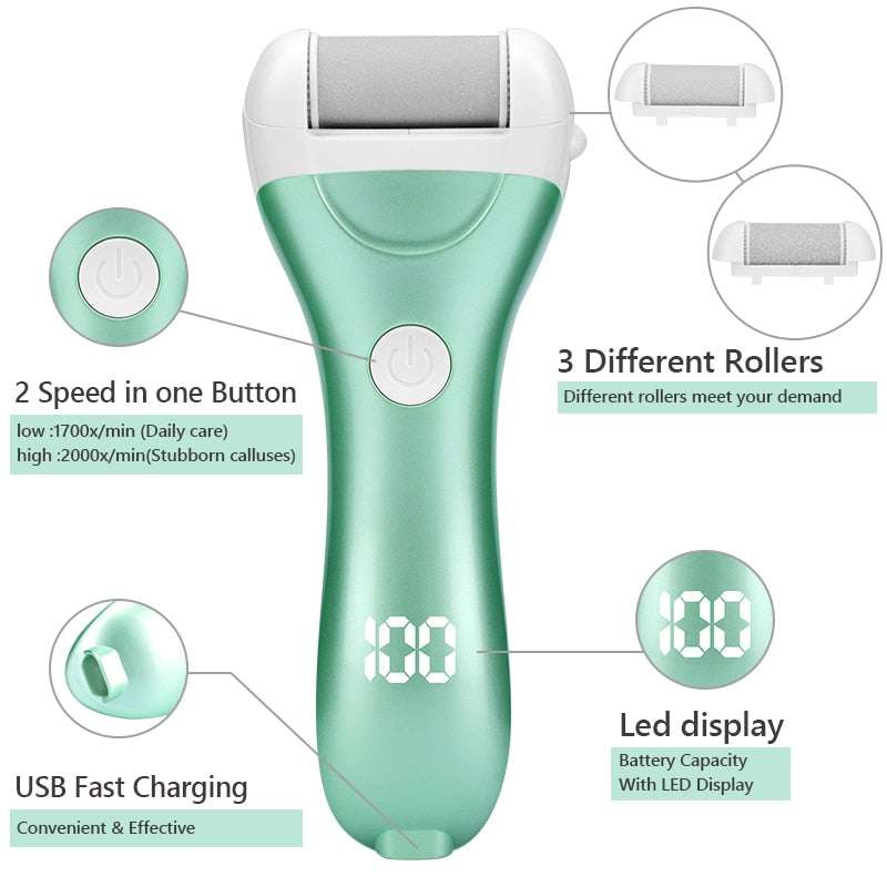 Electric Pedicure Foot File USB Rechargeable Electric Pedicure Foot File Gifting By Julia M