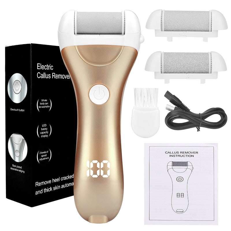 Electric Pedicure Foot File USB Rechargeable Electric Pedicure Foot File Gifting By Julia M Golden-with box