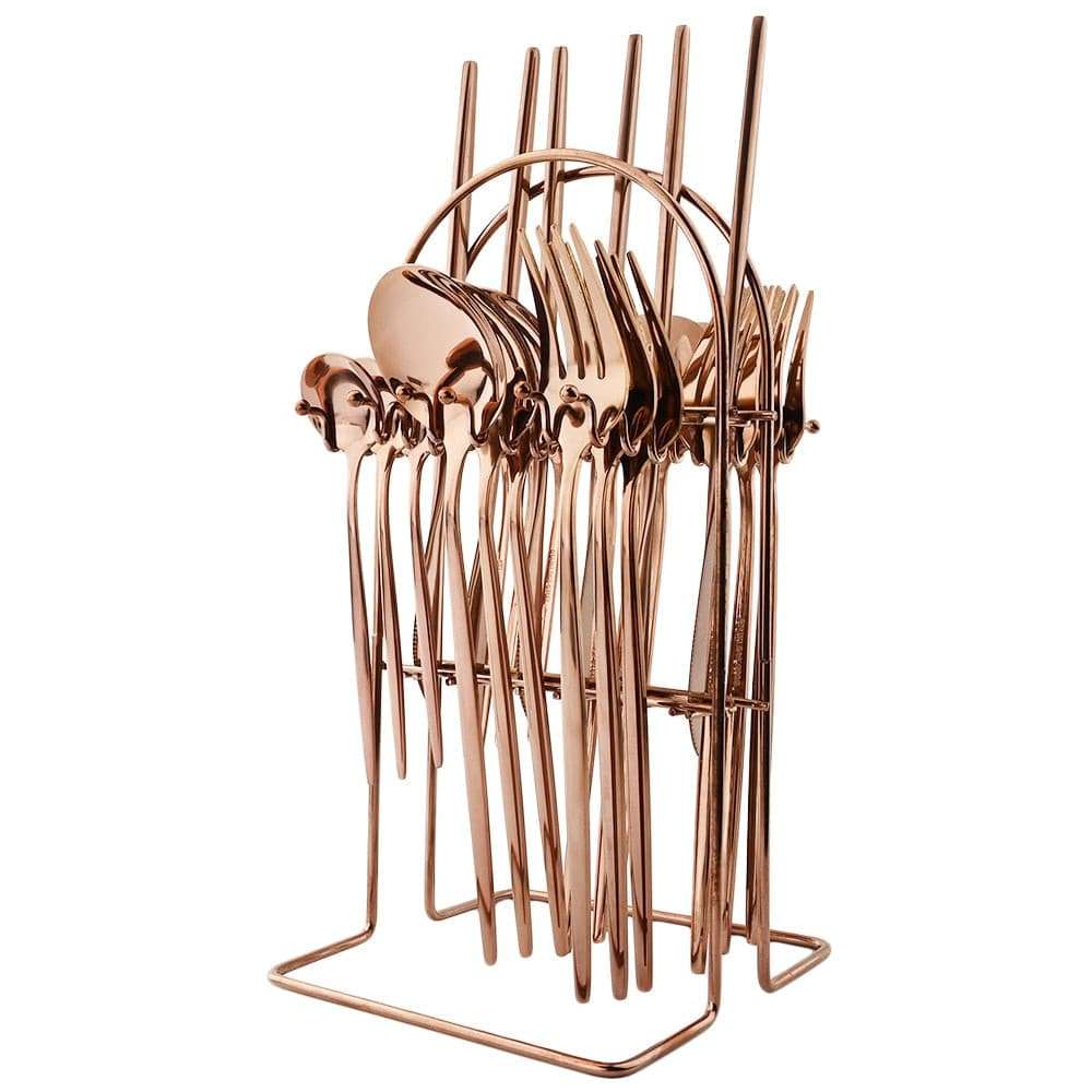 Flatware Set - Stylish and Eco-Friendly Cutlery Flatware Set gifting by julia m Rose and Rack