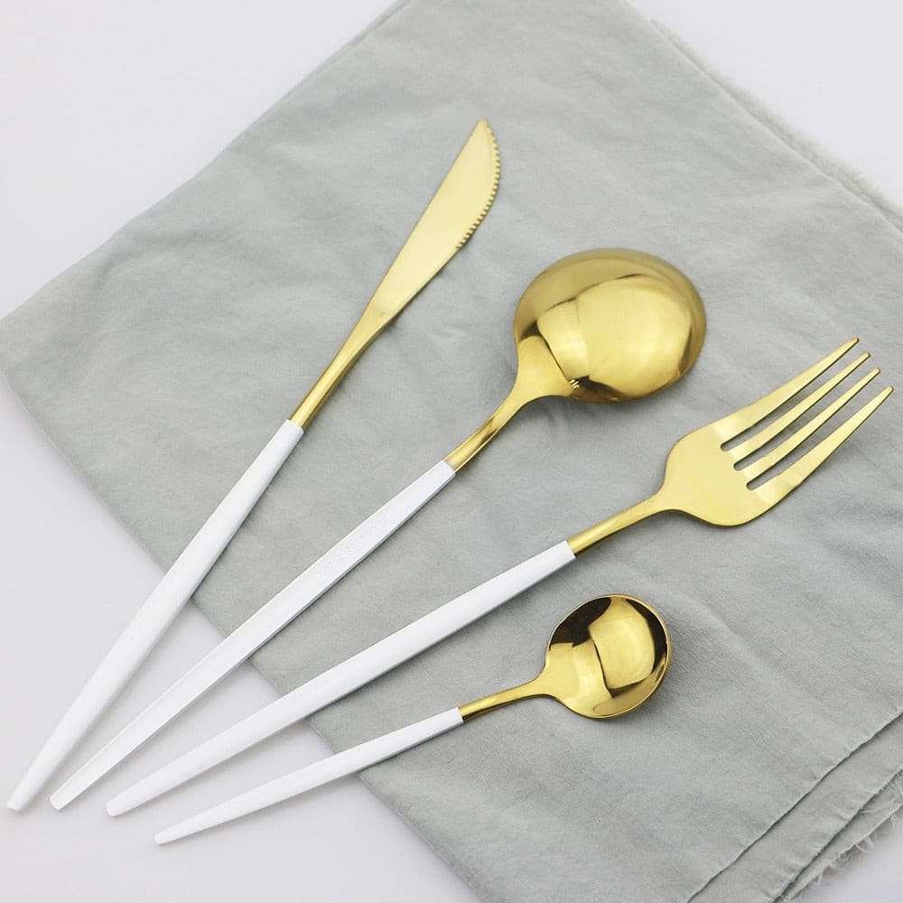 Flatware Set - Stylish and Eco-Friendly Cutlery Flatware Set gifting by julia m