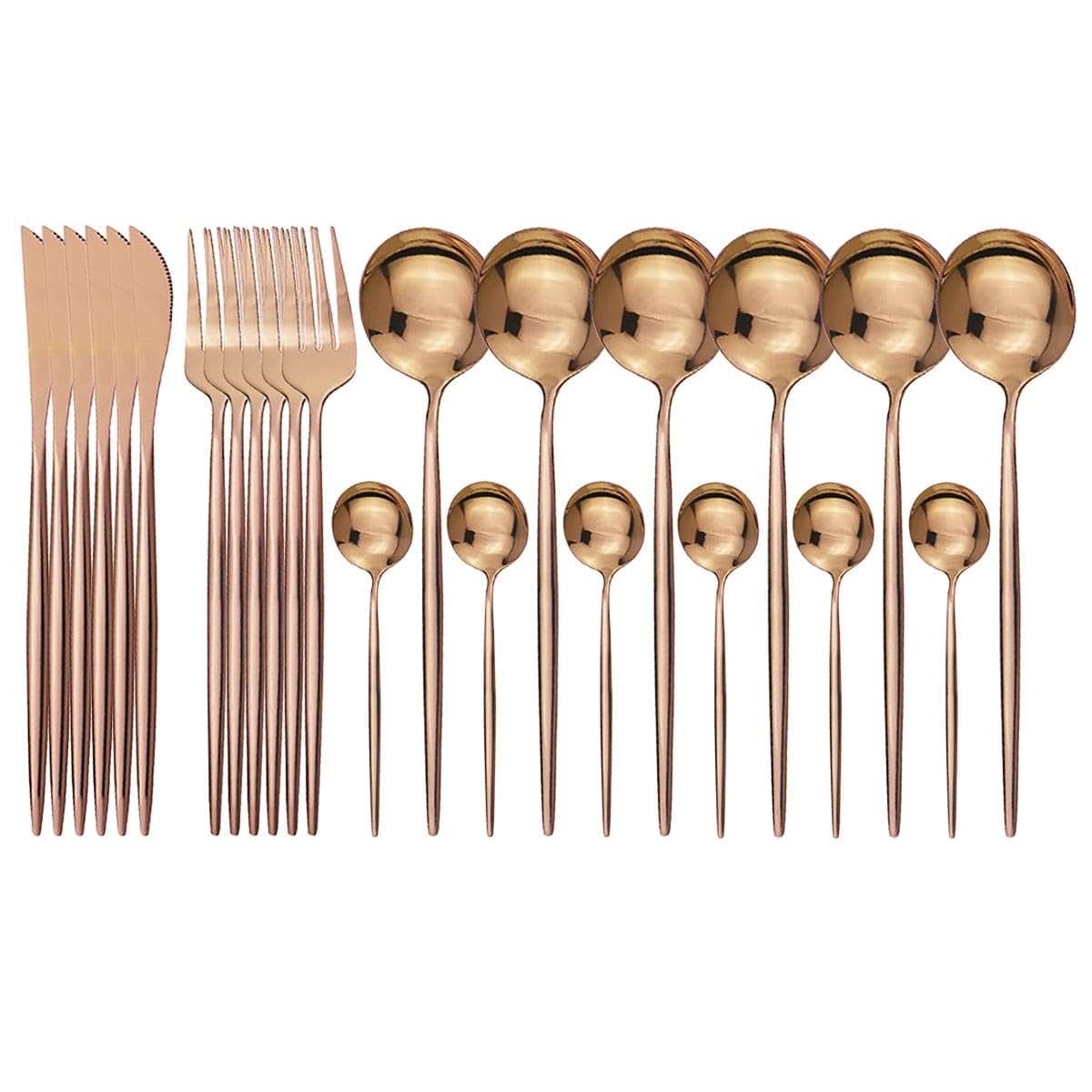 Flatware Set - Stylish and Eco-Friendly Cutlery Flatware Set gifting by julia m Rose