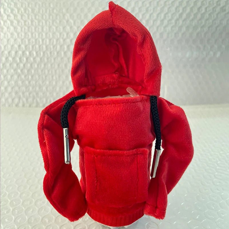 Gear Shift Knob Hoodie Sweatshirt - Car Interior Fashion Statement Gear Shift Hoodie Gifting By Julia M Red
