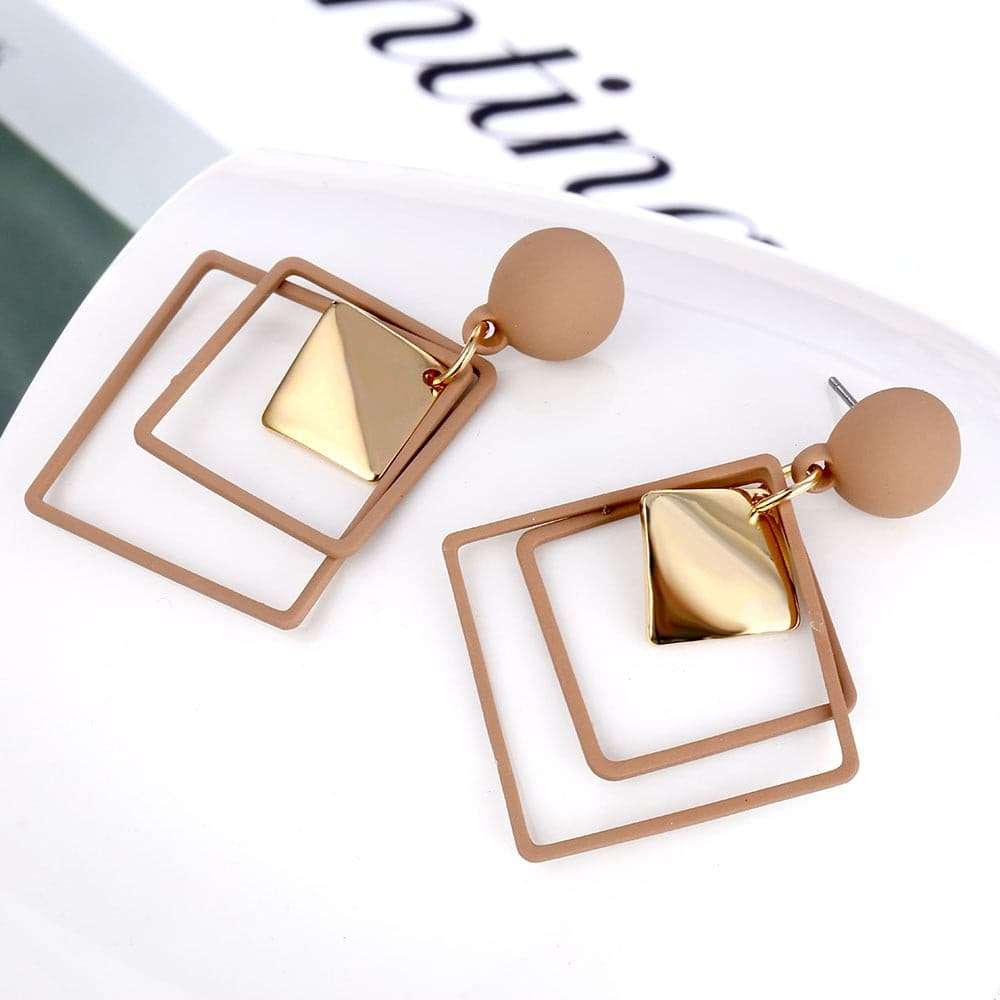 Geometric Drop Earrings Earrings gifting by julia m