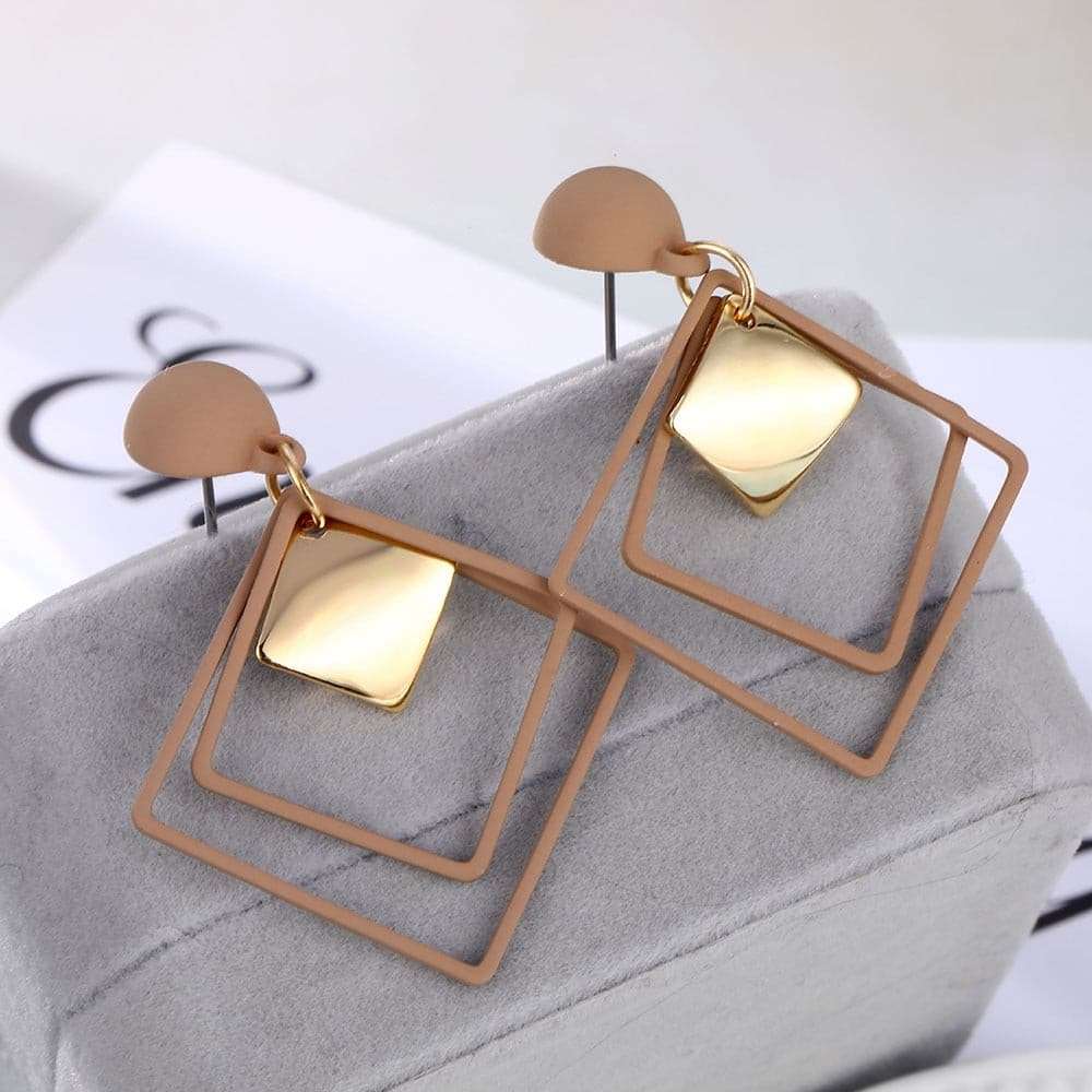 Geometric Drop Earrings Earrings gifting by julia m
