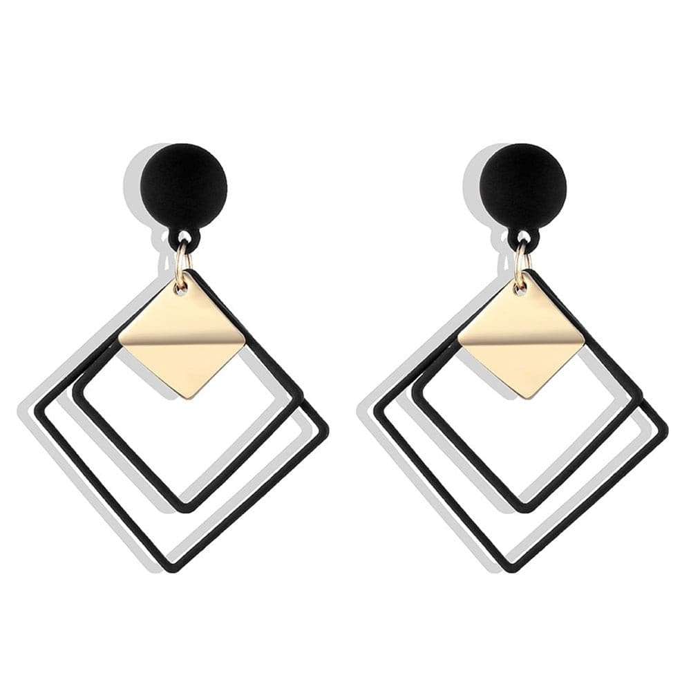 Geometric Drop Earrings Earrings gifting by julia m