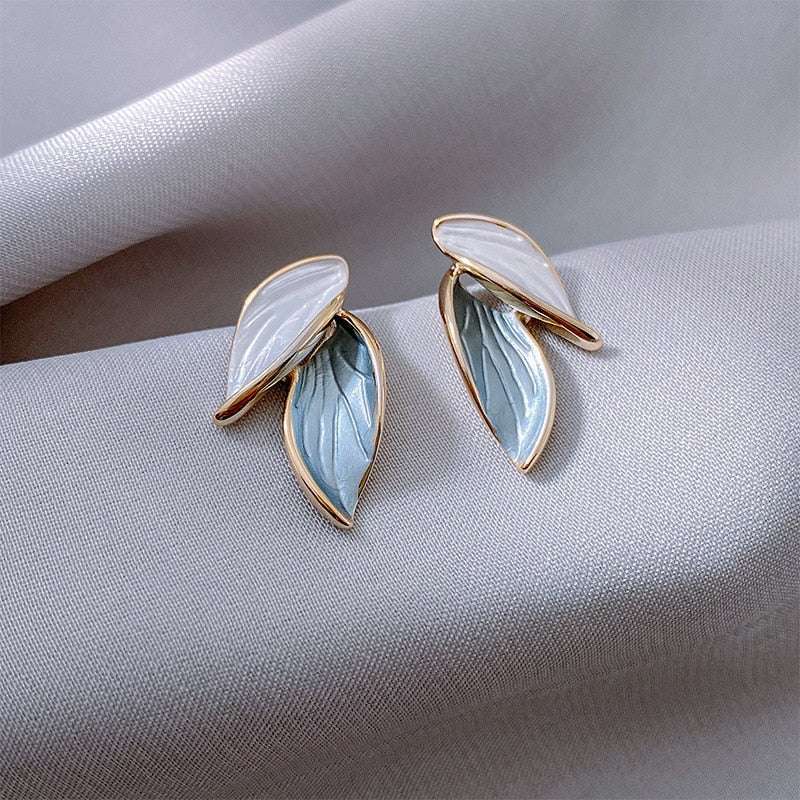 Geometric Luxury Leaf Earrings Earrings gifting by julia m B
