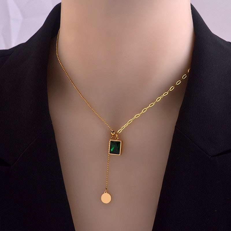 Geometric Pendant Necklace Necklaces Gifting By Julia M Default Title