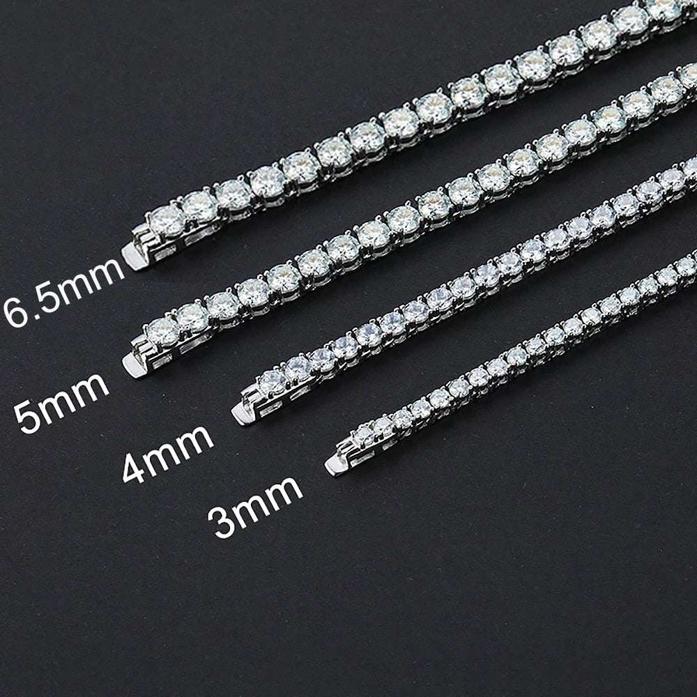 Gold Moissanite Tennis Necklace Bracelet Set Jewelry sets gifting by julia m