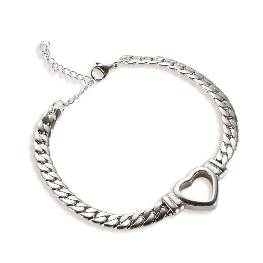 Gold-Plated Waterproof Stainless Steel Luxury Jewelry set Jewelry sets gifting by julia m Silver Bracelet