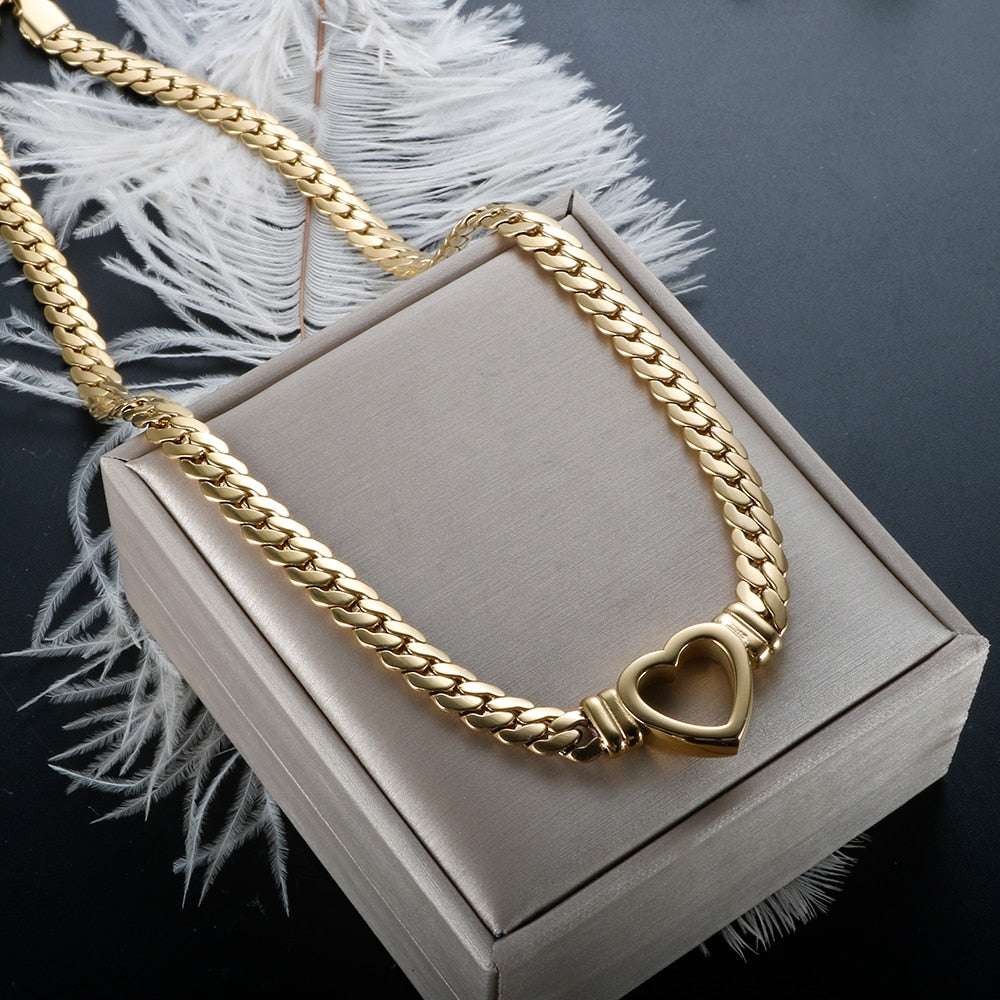 Gold-Plated Waterproof Stainless Steel Luxury Jewelry set Jewelry sets gifting by julia m