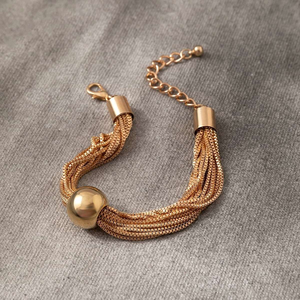 Gothic Twisted Chunky Chain Bracelet Bracelets Gifting By Julia M