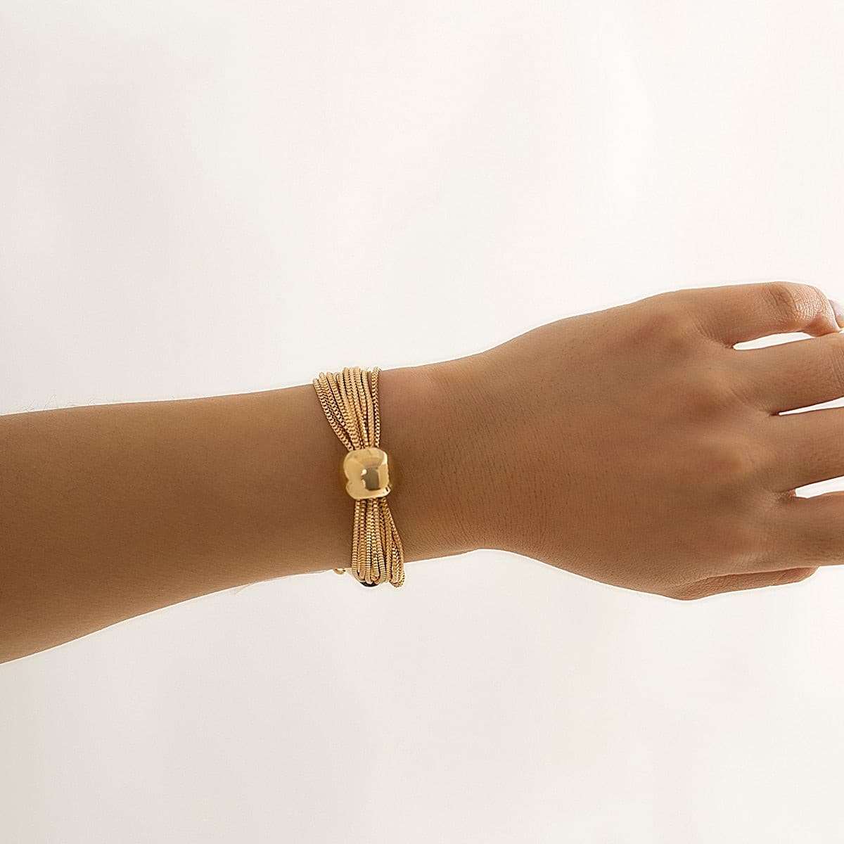 Gothic Twisted Chunky Chain Bracelet Bracelets Gifting By Julia M