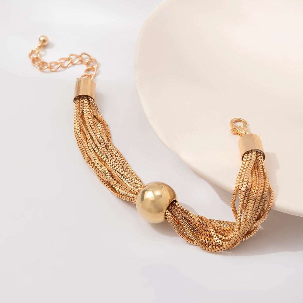 Gothic Twisted Chunky Chain Bracelet Bracelets Gifting By Julia M