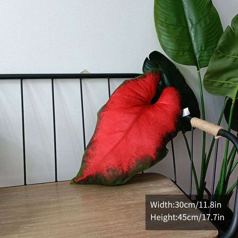 Green Leaf Pillow Cushions Plushie Green Leaf Pillow Cushions Gifting By Julia M