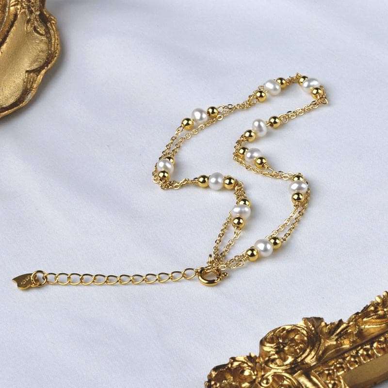Handmade Freshwater Pearl Anklet anklets gifting by julia m