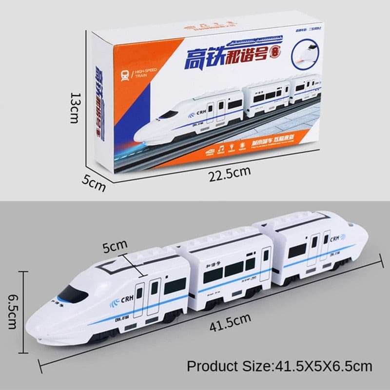 Harmony Railcar Simulation High-speed Train toy trains & train sets gifting by julia m 3 Sections with box