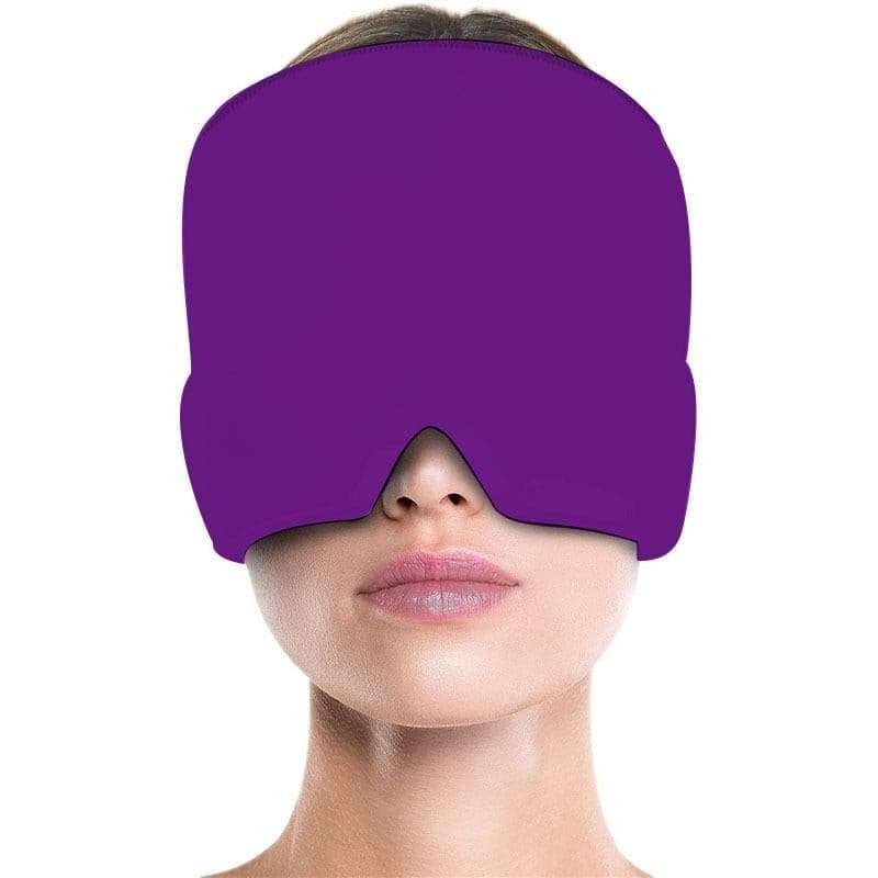 Headche Cap Gel Ice Headache Migraine Relief Hat Cold Compress Therapy Cap gifting by julia m