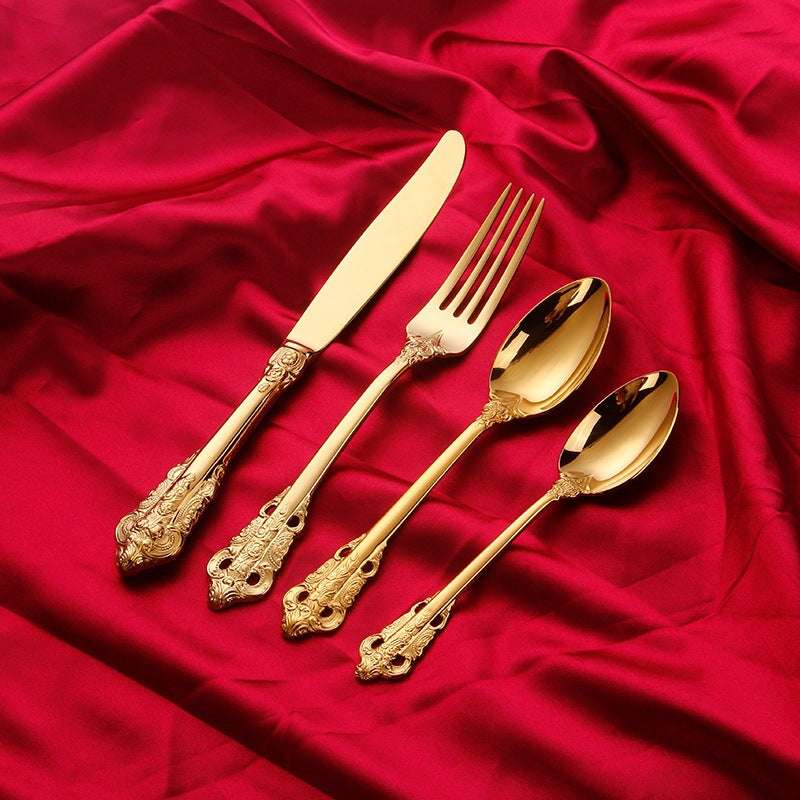 High Grade Luxury 304 Stainless Steel Flatware Set Flatware Set Gifting By Julia M