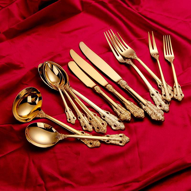 High Grade Luxury 304 Stainless Steel Flatware Set Flatware Set Gifting By Julia M