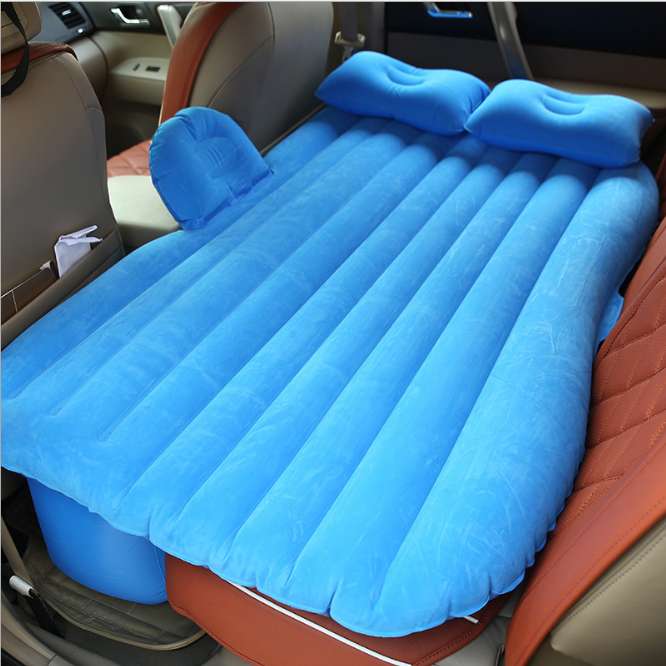 Inflatable Car Bed car inflatable bed Gifting by Julia M Sky blue
