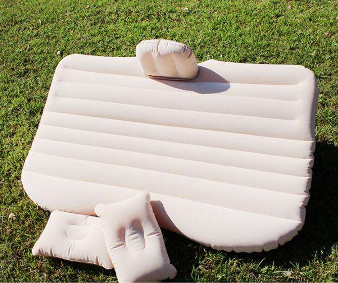 Inflatable Car Bed car inflatable bed Gifting by Julia M Cream coloured blocked