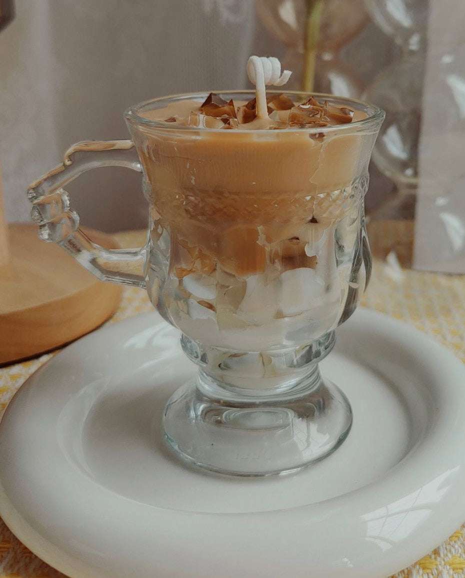 Latte Coffee Bliss Candle scented candle gifting by julia m