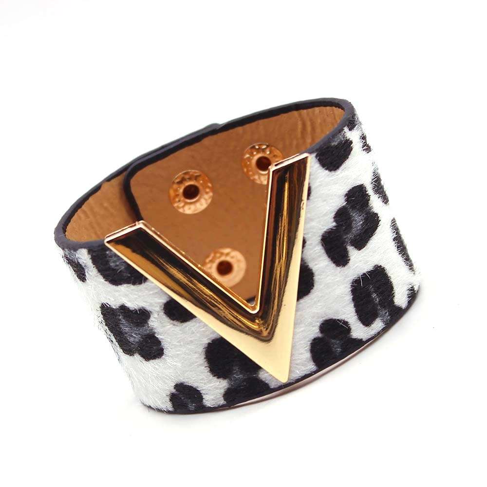 Leopard Charm Leather Bracelet Bracelets Gifting By Julia M 19