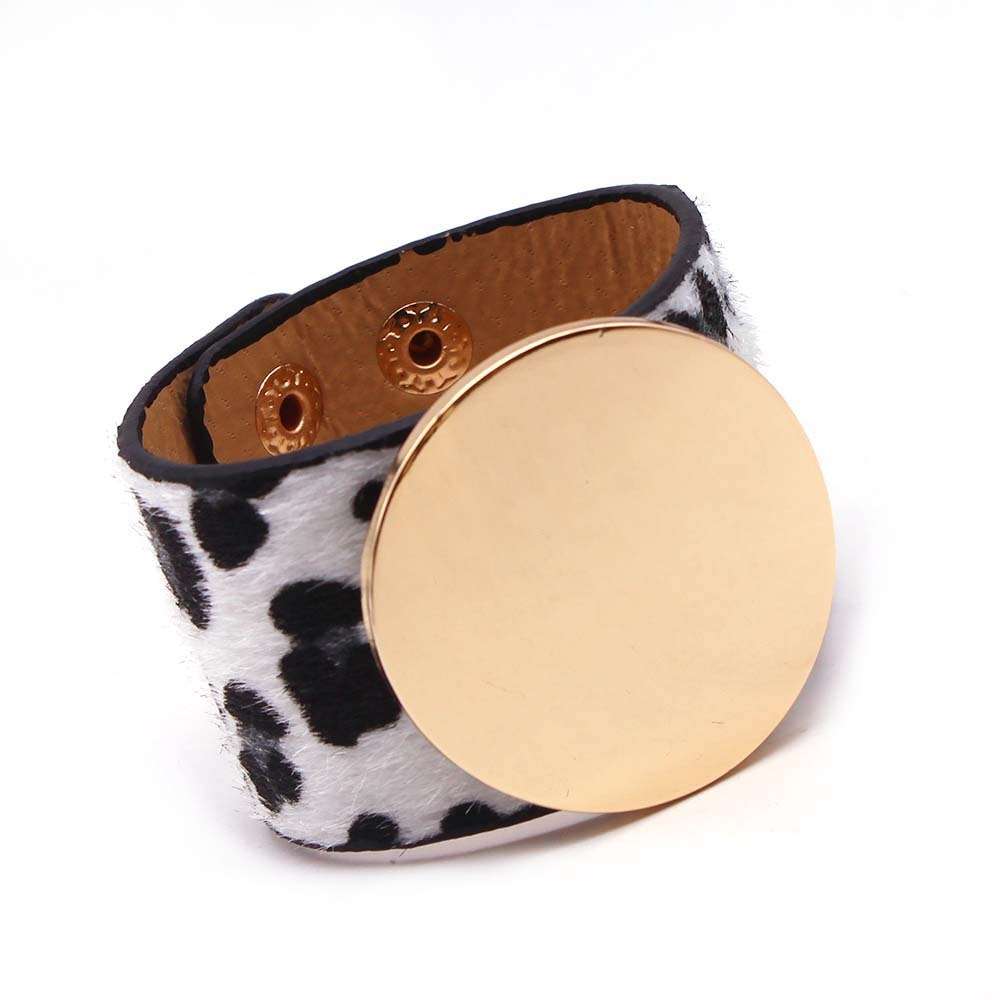 Leopard Charm Leather Bracelet Bracelets Gifting By Julia M 18